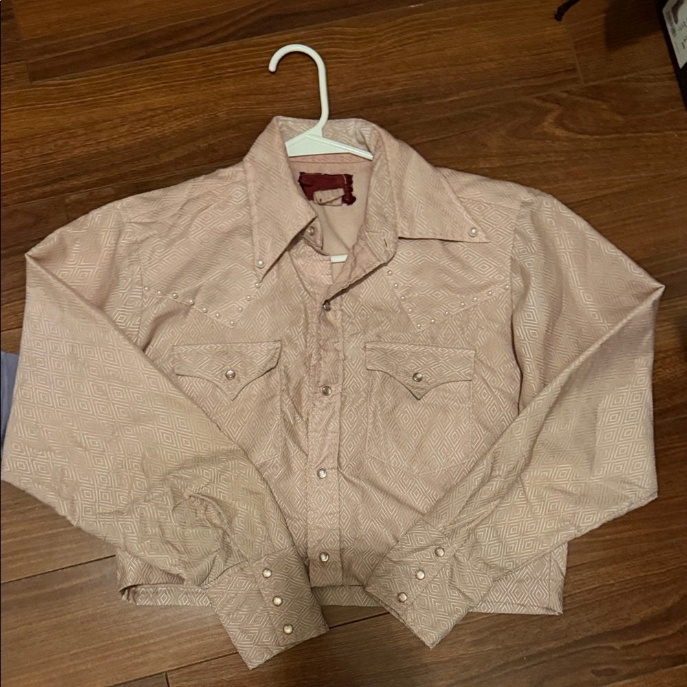 Western Style Jacket - soft pink